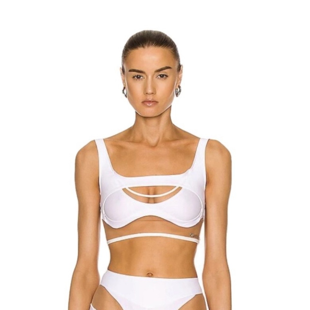 Mugler Sheer Tulle Sports Bra Size FR 38 (Medium)